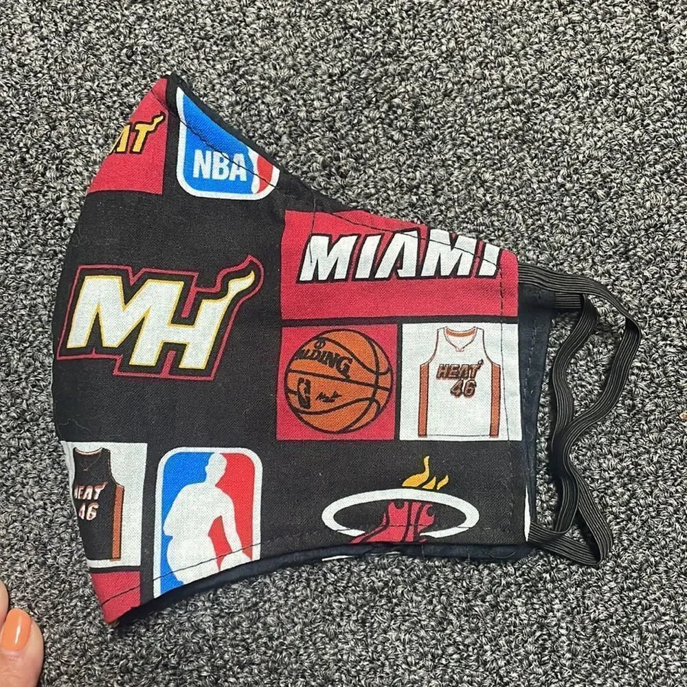 Miami heat face mask
